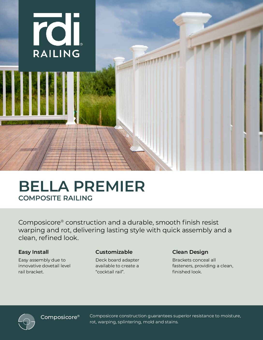 Bella Premier sell sheet