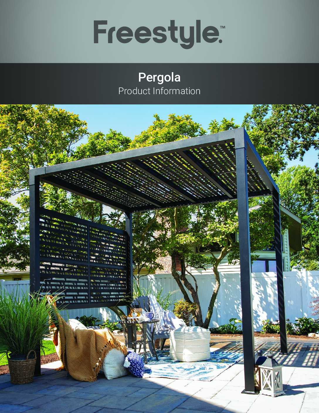 Freestyle Pergola Sell Sheet