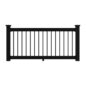 Black Round Aluminum Balusters