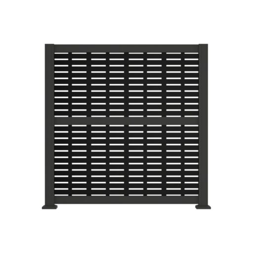 Privacy Rail™ Full Privacy Panel with Decorative Screen Panel Top/Bottom