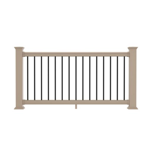 Bella Premier with Black Round Aluminum Balusters