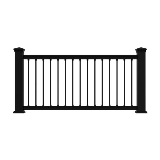 Transform® with Black Round Aluminum Balusters