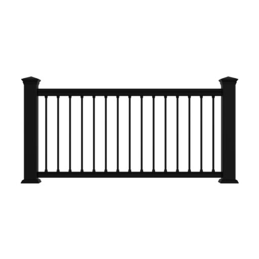 Transform® with Black Round Aluminum Balusters