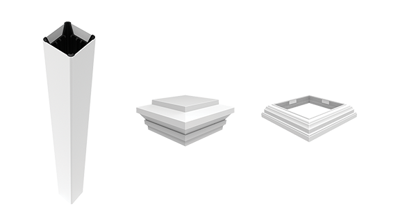 Posts, Post Caps, Trim Rings