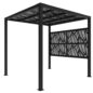 Pergola 8' x 8' avec accessoire mur simple