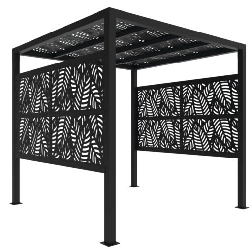 Pergola de 8′ x 8′ avec double mur additionnel
